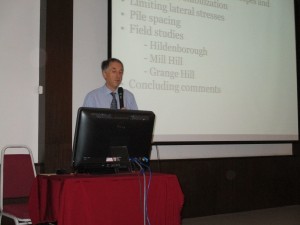 5. Prof William Powrie delivering his lecture