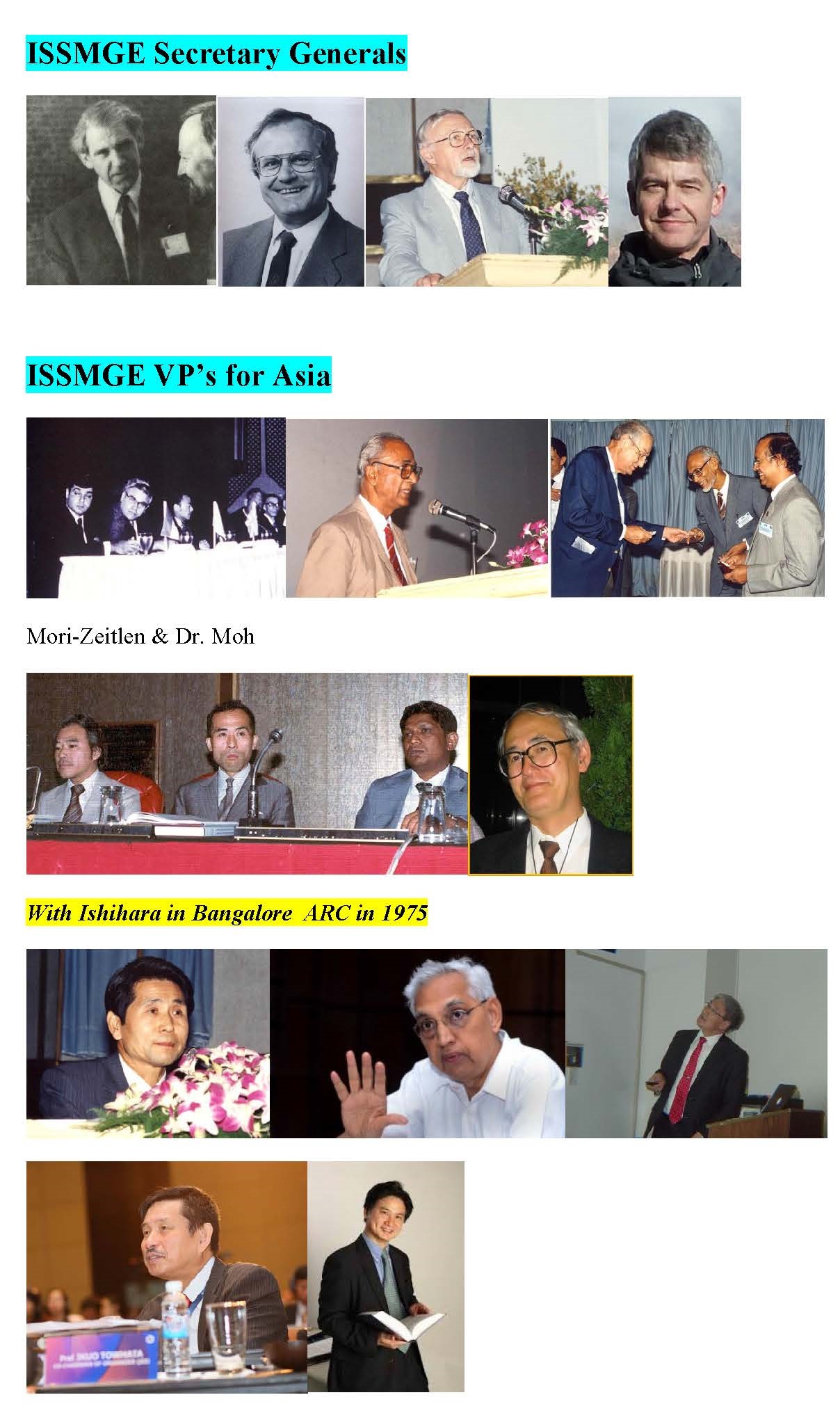 7. Random Photos_ISSMGE Secretary Generals