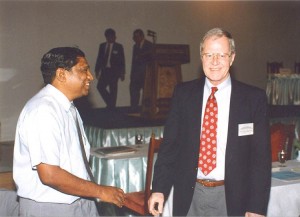 Latye Prof. Ladd at AITBackground Late Dr. Surachat
