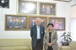 Prof. Aziz and prof. Ani in the meeting room