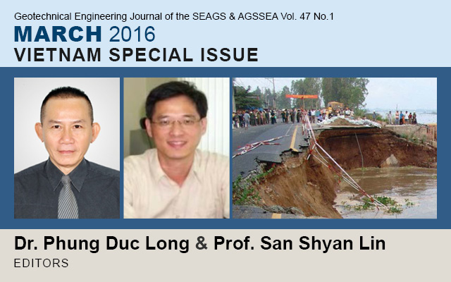 Vol. 47 No.1 March 2016: VIETNAM SPECIAL ISSUE / Edited by Dr. Phung Duc Long & San Shyan Lin