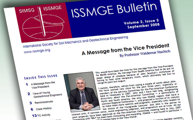 ISSMGE Bulletin - Volume 2 Issue 3 September 2008