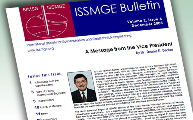 ISSMGE Bulletin - Volume 2 Issue 4 December 2008 