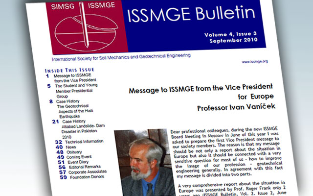 ISSMGE Bulletin - Volume 4 Issue 3 September 2010