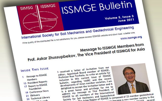 ISSMGE Bulletin - Volume 5 Issue 3 June 2011