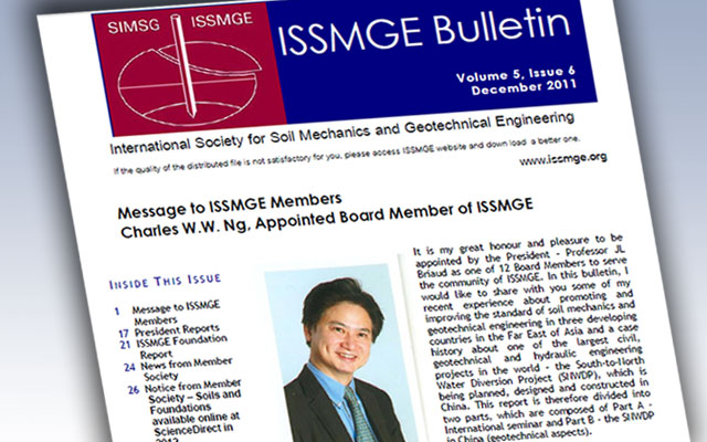 ISSMGE Bulletin - Volume 5 Issue 6 December 2011