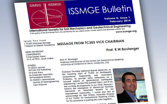 ISSMGE Bulletin - Volume 8 Issue 1 February 2014