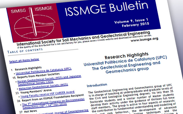 ISSMGE Bulletin - Volume 8 Issue 4 August 2014